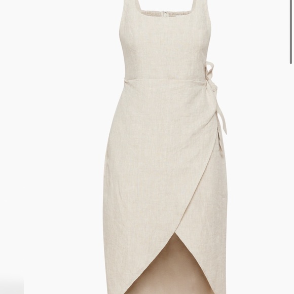 Wilfred New Saturn Linen Midi Dress NWT - Picture 4 of 4